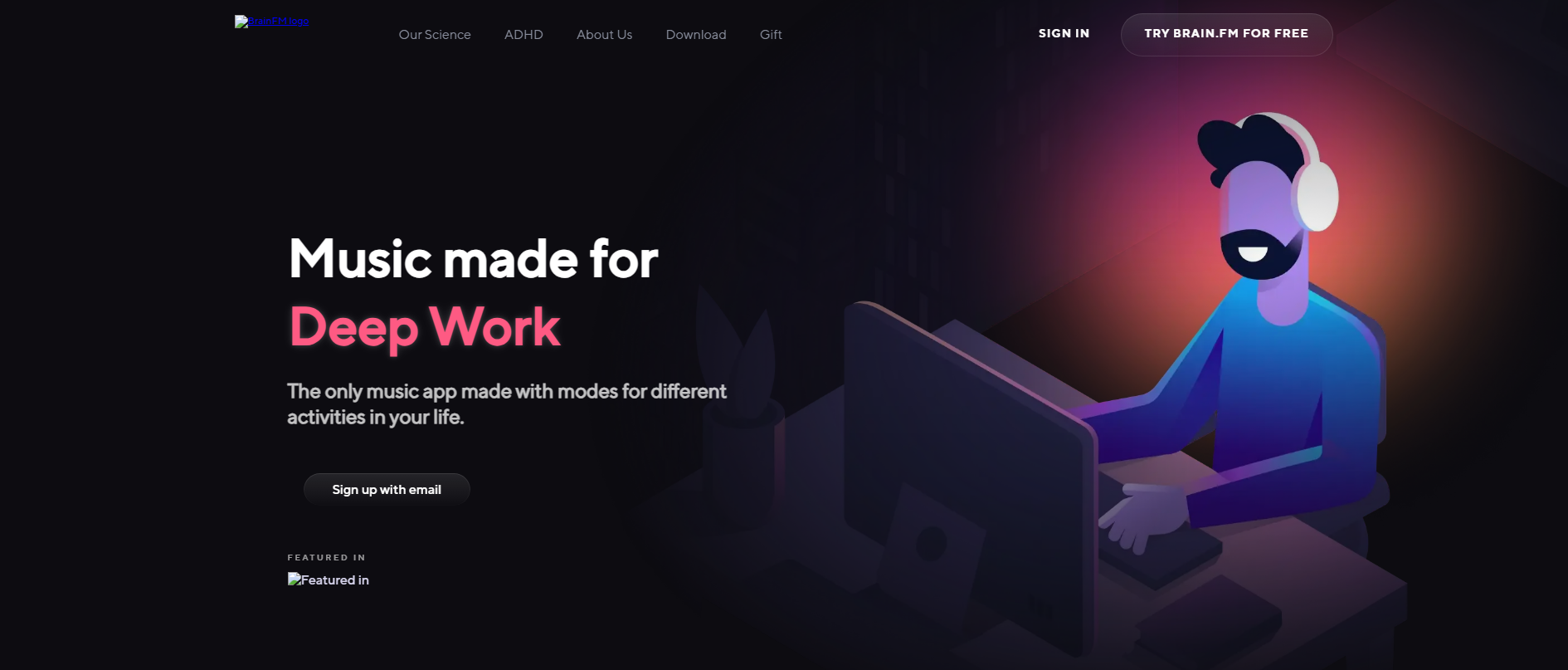 Brain.fm – AI-Powered Focus Music Platform