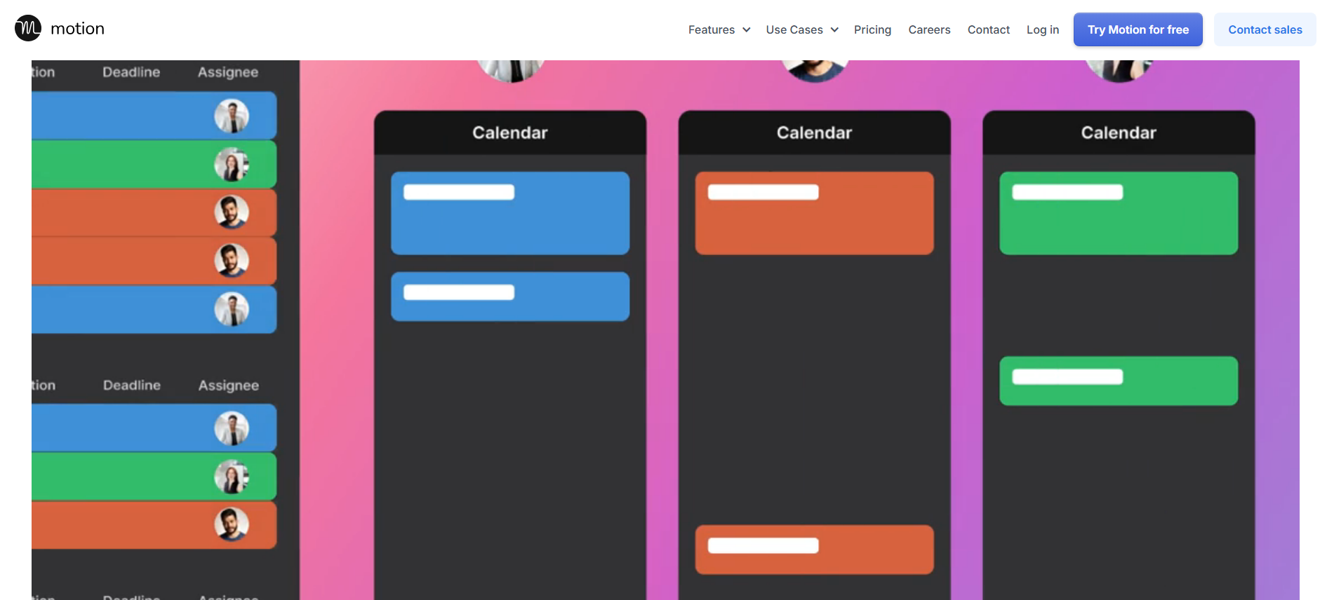 Motion – Calendar Meets AI Assistant